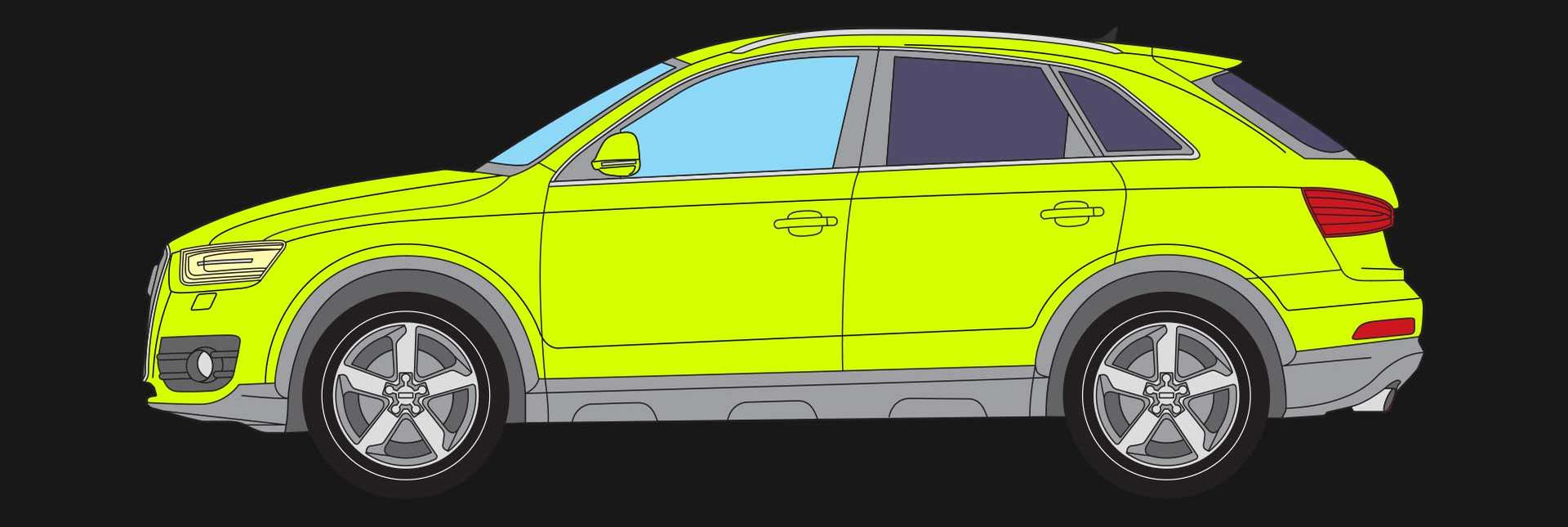 SUV 1 fényes PPF fóliázás