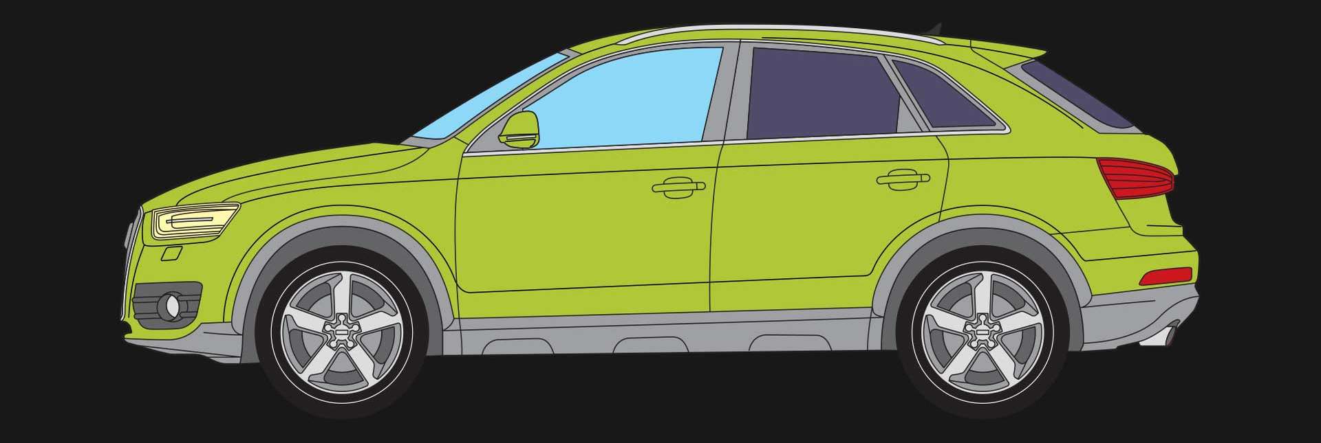 SUV 1 matt PPF fóliázás