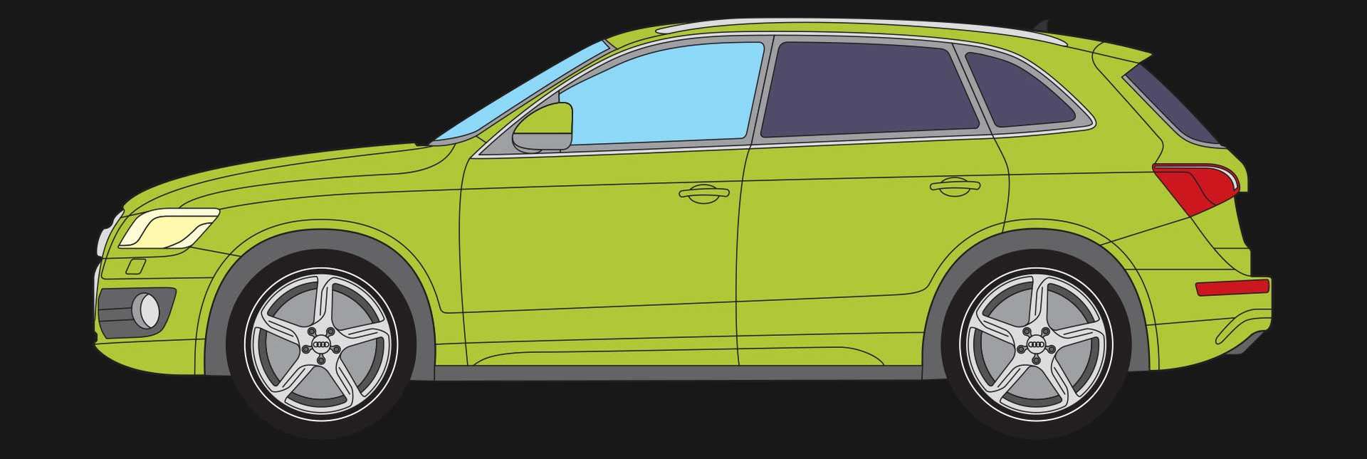 SUV 2 matt PPF fóliázás